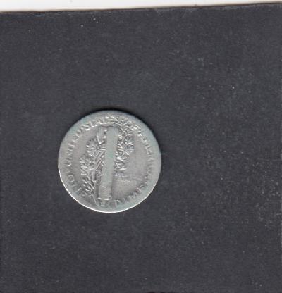 Beschrijving: 1 Dime MERCURY